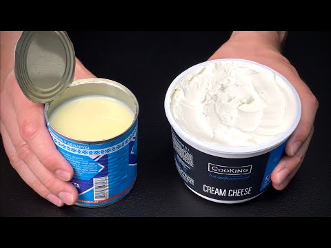 Whip condensed milk with mascarpone! And make this delicious dessert in 5 minutes.