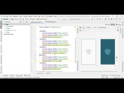CheckBox in Android studio