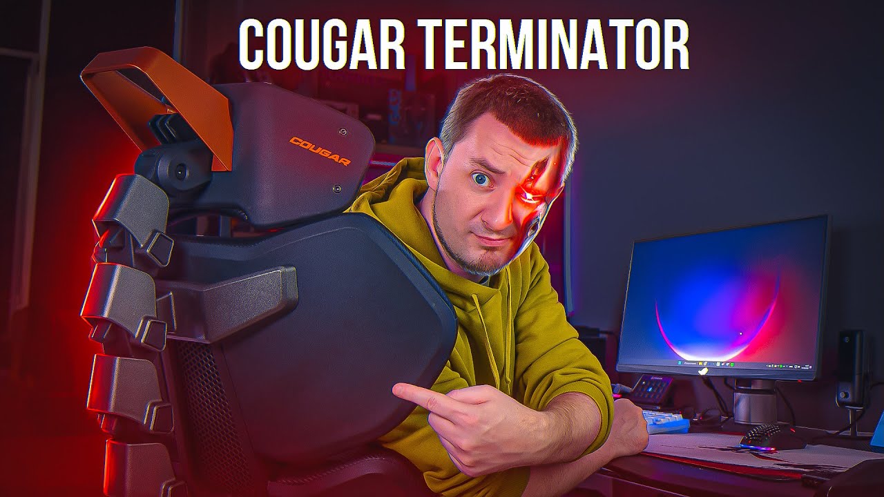 Крісло ігрове Terminator, чорний