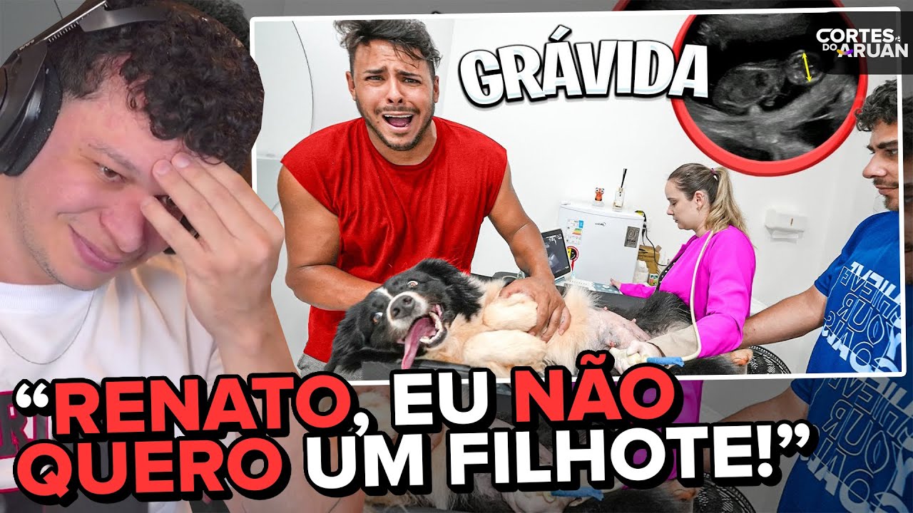 ARUAN REAGE: A SKY ESTÁ GRAVIDA 😭 (RENATO GARCIA) - Cortes do Aruan