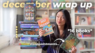 I read 16 books in December... let's talk about it | READING WRAP UP 📚⭐️