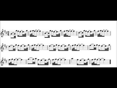 Great Highland Bagpipes Intermediate Exercise 6 – high pitch normal speed