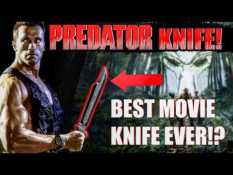 We tested Arnold Schwarzenegger's Predator Knife!! It's actually good!?