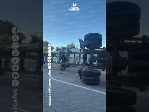 Fuerte accidente en subida a Siguatepeque