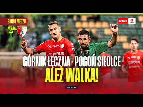 SUMMARY: GÓRNIK ŁĘCZNA - POGOŃ SIEDLCE. TOUGH FIGHT FOR POINTS! BETCLIC 1 LIGA