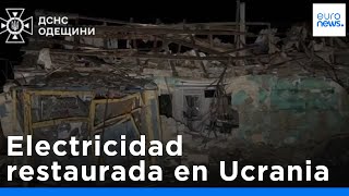 Vuelve la electricidad a Odesa y Kiev tras los ataques rusos