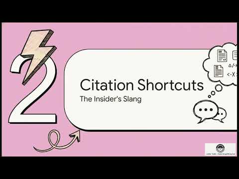 Citation & Legal Writing Tools — L A W S ™ Toolkit