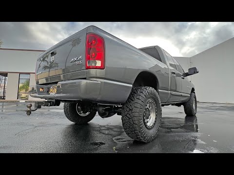5.9 3rd Gen Cummins 5" Stainless Straight Pipe Before, After, and Install How To