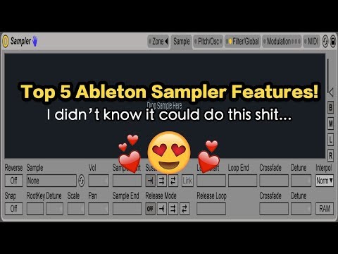 5 Advanced Ableton Sampler Features! I'm in Love... (FM & AM, Multi Samples, Infinite Sustain etc.)