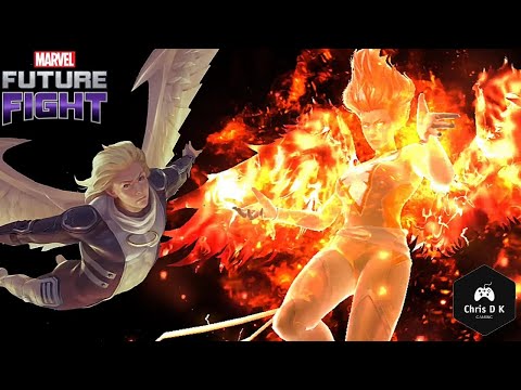 Angel vs Dark Phoenix World Boss Legend | Marvel Future Fight
