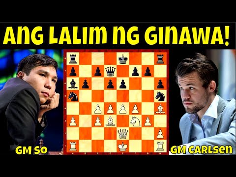 Ang lalim ng Ginawa! Tapos ang bakbakan! || GM Wesley So vs. GM Magnus Carlsen Battle for 3rd Place