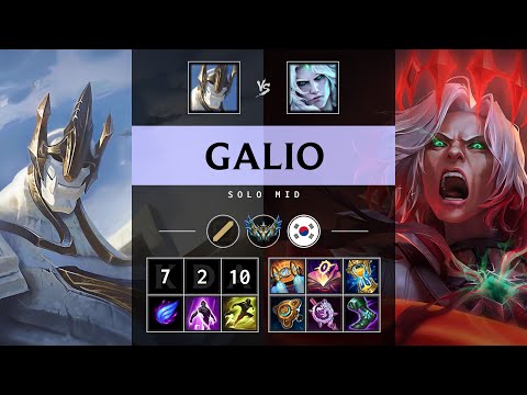 Galio Mid vs Viego - KR Challenger Patch 25.16
