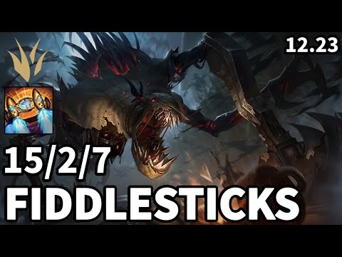Fiddlesticks Jungle vs Kha'Zix - KR Master | Patch 12.23