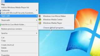 Set Default Programs in Windows 7