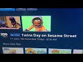 The Twins Day On Sesame Street Episode On My DVR Today