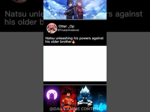 Natsu (Fire Dragon King) vs Zeref #shorts #anime #fairytail