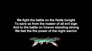 DragonForce - Black Winter Night | Lyrics on screen | HD