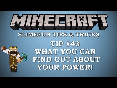 Slimefun Tips & Tricks Episode #43 - How to measure your power