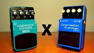 Video thumbnail for Behringer CS400 x Boss CS 3 by Thyago Farias