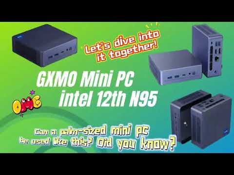 MiniHyper N9 Mini PC Windows 11 Pro, Intel 12th N95 (up to 3.4GHz