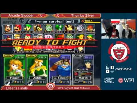 WPI PTS 23 - Arcade & Slugger64 vs Thumbs & Silver Alloy - Melee - Losers Finals