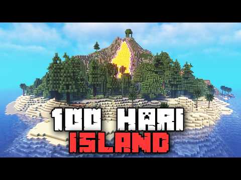 100 Hari Minecraft Pulau Surga Hardcore