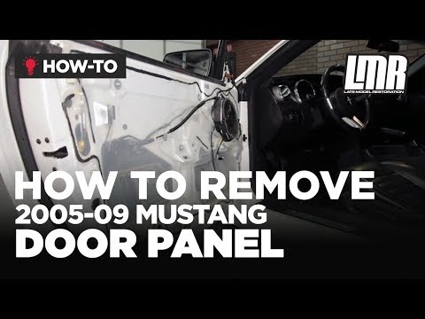 How To Remove Mustang Door Panel (2005-2009 All)