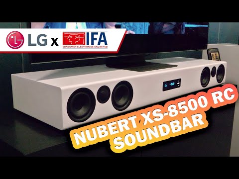NUBERT nuPRO XS-8500 RC Dolby Atmos SOUNDBAR at IFA 2022