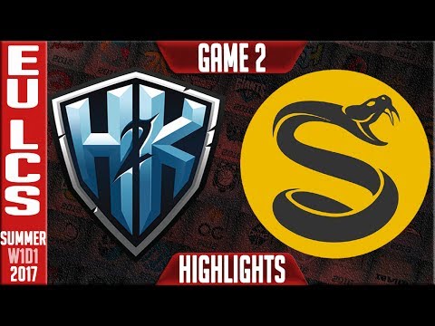 H2K vs Splyce Game 2 Highlights - EU LCS Summer Split 2017 W1D1 - H2K vs SPY