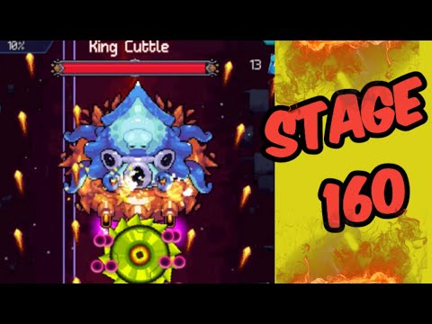 Galaxiga: Stage 160 - vs. "King Cuttle Boss" - hard