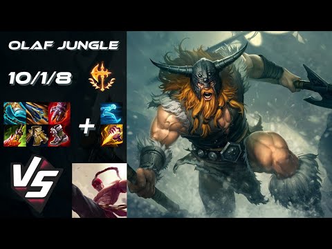 JUNGLE Olaf vs Lee Sin - EU Grandmaster Patch 14.9