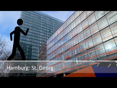 Der Geher in Hamburg: St. Georg