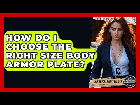 How Do I Choose The Right Size Body Armor Plate? - Law Enforcement Insider