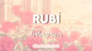 babasónicos ~ rubí (letra)
