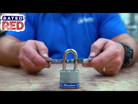 Breaking a Padlock with Wrenches: Man Hacks