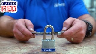 Breaking a Padlock with Wrenches: Man Hacks