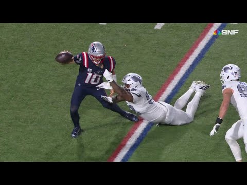 Magic Maye! Drake somehow completes pass under insane pressure