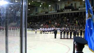 preview picture of video 'National Anthem at the Amarillo Bulls Hockey Game'