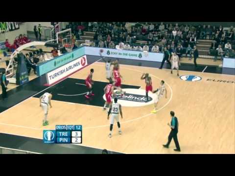 Diego Flaccadori #12 Dolomiti Energia Trentino, highlights Last 32 Eurocup