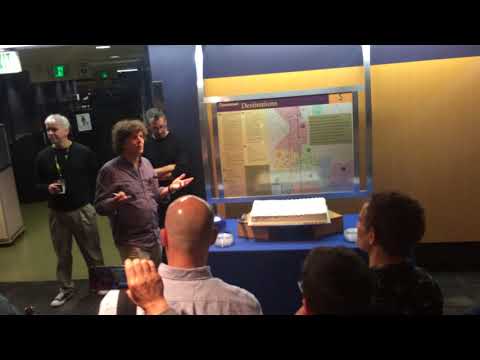 Rich cuts the cake. 10 years to Clojure. Baltimore, MD