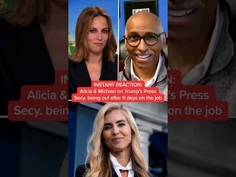 INSTANT REACTION: Alicia & Michael on Trump's press secy. being out after 5 days on the job