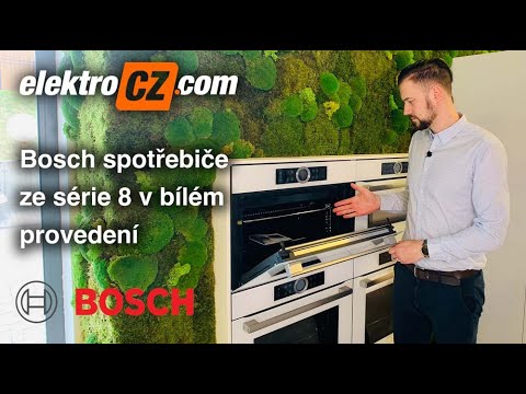 Bosch spotřebiče ze série 8 v bílém provedení