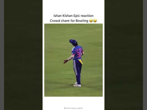 Ishan Kishan epic reaction on crowd chant on bowling #short #viral #cricbuzz #indvsnz #t20worldcup