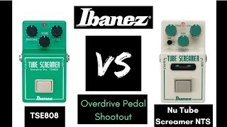 Video thumbnail for Overdrive Pedal Shootout: Ibanez TSE808 VS Nu Tube Screamer NTS | 2018 by R&M News