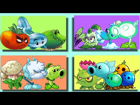 PvZ 2 4 Team Plants Vs Random Team Zombies Part 52