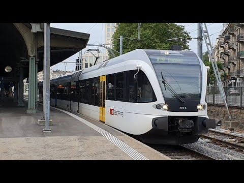 Thurbo GTW 2/8 abfahrt in St. Gallen