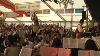 preview picture of video 'Kreismusikfest Hauerz / Fahneneinmarsch (1) / Laridah- Marsch'