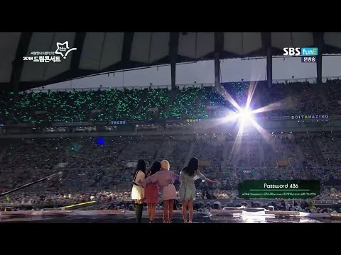 [2018 SBS Dream Concert] Whee In, SEULGI, EUNHA with YounHa - you are my secret boy