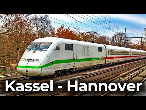Aus Sicht eines Lokführers | Kassel Wilhelmshöhe - Hannover | 4K Führerstandsmitfahrt: Deutsche Bahn
