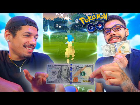 PAGUEI $100 DÓLARES PRO MEU IRMÃO TRAZER ESTE SHINY… 🤯😍😍 #pokemongo